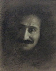 drawing of Meher Baba by Tricia Migdoll 'Meher 1'
