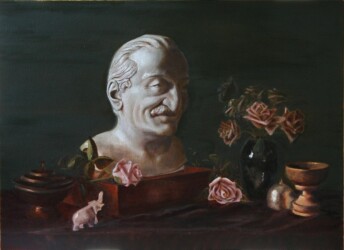 painting of Meher Baba by Tricia Migdoll 'Father Figure'