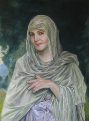 painting of Mehera by Tricia Migdoll 'Mehera Magdaline'
