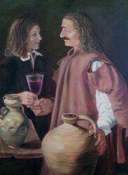 painting of Meher Baba by Tricia Migdoll 'The Tavern Keeper'